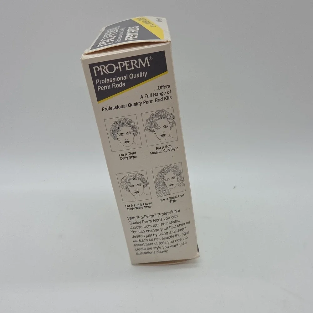 NEW Pro-Perm Rods Loose Curls Profesional Quality Salon Curl Rods *24ct READ*
